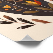 Nordic Abstract Geometrisch Poster (Steen) 15x19 (Hoek)