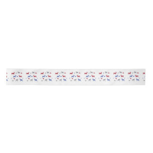 Nordic Animals Twin Baby shower Ribbon Satijnen Lint
