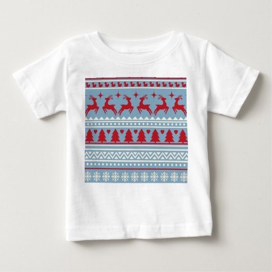 Nordic Baby Christmas Peuter Shirt – Scandinavisch (Voorkant)