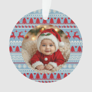 Nordic Baby Christmas Photo Ornament – Rubber Duck