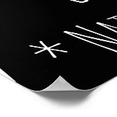 Nordic Bear Mountain Adventure Begins Personalised Poster (Hoek)