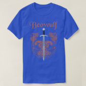 Nordic Beowulf en Grendal Sword T-shirt (Design voorkant)