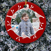 Nordic Bird Foto Keramisch Ornament