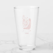 Nordic Bird gepersonaliseerd Glas (Achterkant)