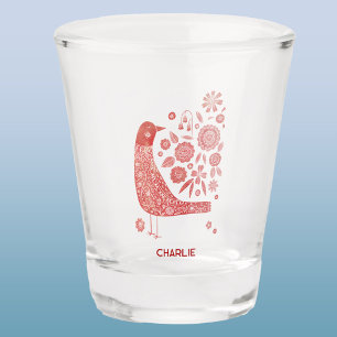 Nordic Bird gepersonaliseerd Shot Glas