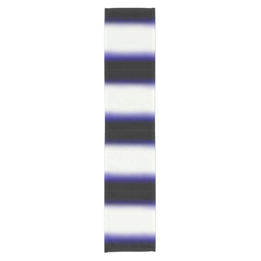 Nordic Blue Black|Blue|White Korte Tafelloper (Voorkant)