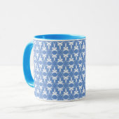 Nordic Blue Scandi Mok (Voorkant links)