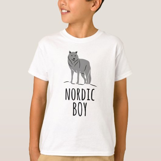 Nordic Boy Scandinavia Zweden Noorwegen T-shirt (Voorkant)