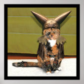 Nordic Cat is niet geamuseerd Poster (Voorkant)