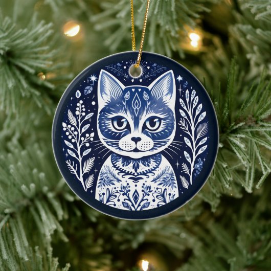 Nordic Cat Ornament (Boom)