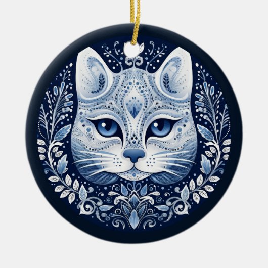 Nordic Cat Ornament (Voorkant)