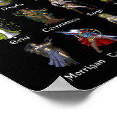 Nordic Celtic Mythology Gods Poster (Hoek)