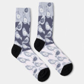 Nordic Christmas Blue Birds Sokken (Rechts)