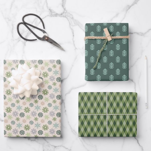 Nordic Christmas Classics Wrapping Papieren vellen (Voorkant)