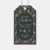 Nordic Christmas Gift Label Scandi Holiday Label D Cadeaulabel (Voorkant)