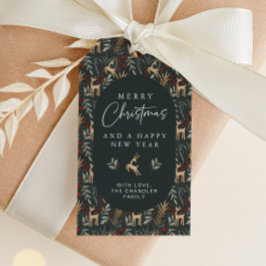 Nordic Christmas Gift Label Scandi Holiday Label D Cadeaulabel