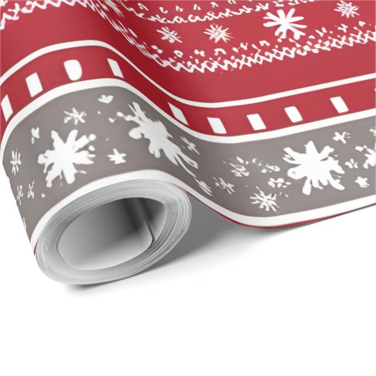 Nordic Christmas-inpakpapier Cadeaupapier (Rol Hoek)