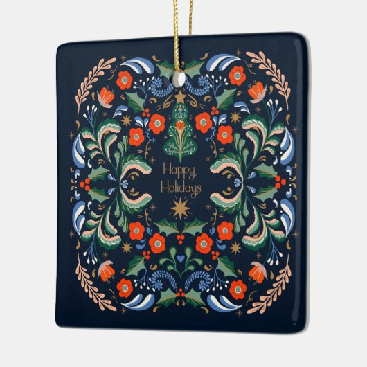  Nordic Christmas Keramisch Ornament (Links)