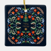 Nordic Christmas Keramisch Ornament (Voorkant)