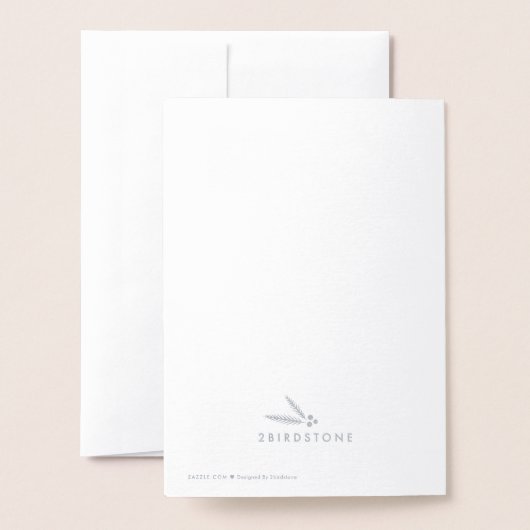 Nordic Christmas Sweater Patterned Holiday Folie Kaarten (Met envelop)