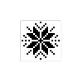 Nordic Christmas Sweater Sneeuwvlok Rubberstempel (Afrduk)