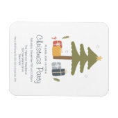 Nordic Christmas Tree Holiday Party Magneet (Horizontaal)