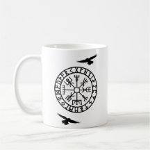 Nordic Compass, Runes, Huginn, Muninn, Viking
