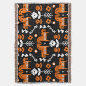 Nordic Data Paard Home Decor Deken (Voorkant Verticaal)