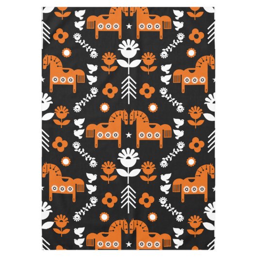 Nordic Data Paard Home Decor Tafelkleed (Voorkant)