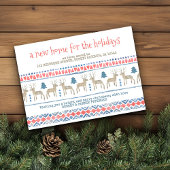 Nordic Deer New Home voor de Feestdagen die bewege Aankondiging