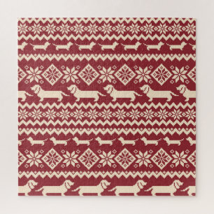 Nordic Dog: eigenzinnige illustratie patroon. Legpuzzel