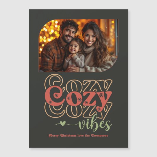 Nordic Ember Holiday Keepsake Christmas Photo (Voorkant)