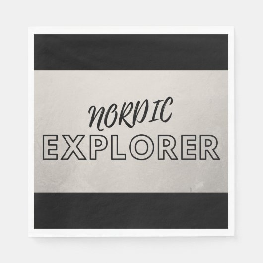 Nordic Explorer Napkins Servet (Voorkant)