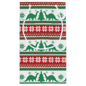 Nordic Fair Isle Brontosaurus Dinosaurus Sweater Klein Cadeauzakje (Achterkant)