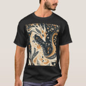 Nordic Flower Fox T-shirt (Voorkant)