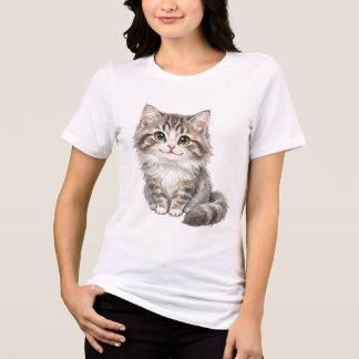 Nordic Fluff Sovereign - Noorse Boskat Tri-Blend Shirt
