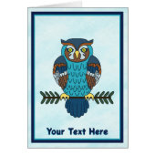 Nordic Folk Art Uil (Voorkant)