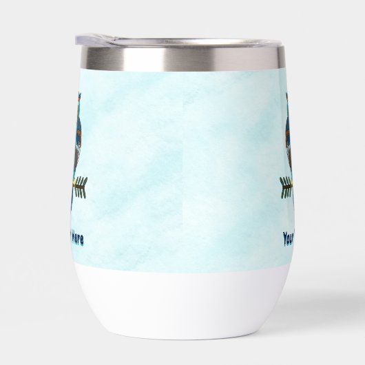 Nordic Folk Art Uil (Rechts)