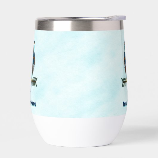 Nordic Folk Art Uil (Links)