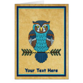 Nordic Folk Art Uil (Voorkant)