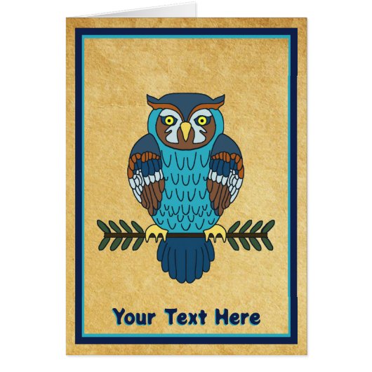 Nordic Folk Art Uil (Voorkant)