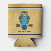 Nordic Folk Art Uil Blikjeskoeler (Voorkant)