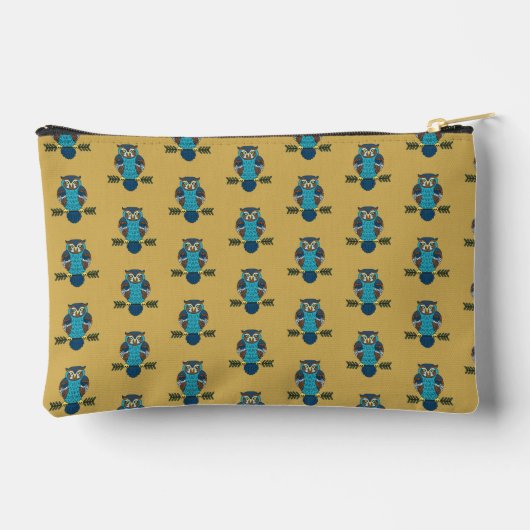 Nordic Folk Art Uil Etui (Achterkant)