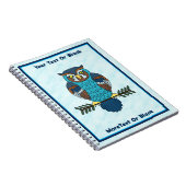 Nordic Folk Art Uil Notitieboek (Rechterzijde)