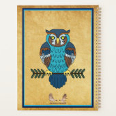 Nordic Folk Art Uil Planner (Achterkant)