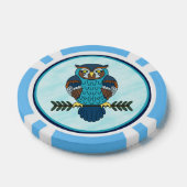 Nordic Folk Art Uil Poker Chips (Enkel)