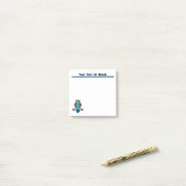 Nordic Folk Art Uil Post-it® Notes (Op bureau)