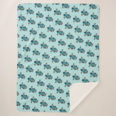 Nordic Folk Art Uil Sherpa Deken (Voorkant)