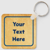 Nordic Folk Art Uil Sleutelhanger (Achterkant)