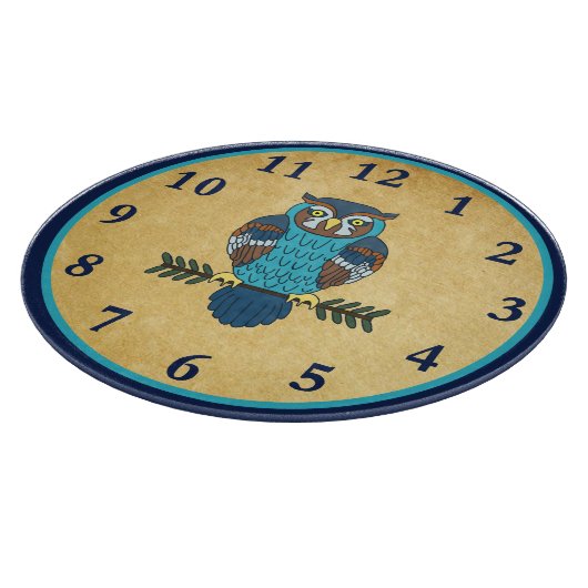 Nordic Folk Art Uil Snijplank (Hoek)